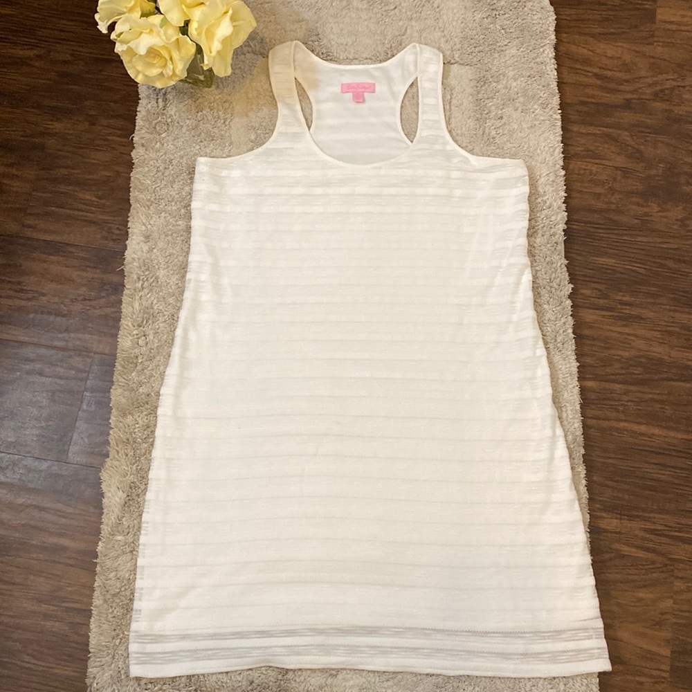 Lilly Pulitzer White Racerback Dress